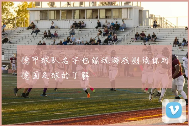 德甲球队名字也能玩游戏测试你对德国足球的了解